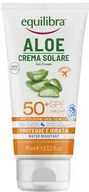 Balsamy i kremy do opalania - Equilibra Krem Do Opalania Aloe Vera SPF 50+ UVA UVB 75ml (8000137017805) - miniaturka - grafika 1