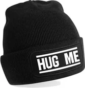 Gadżety dla niej i dla niego - Czapka Bawełniana Zimowa BEANIE HUG ME na PREZENT - miniaturka - grafika 1