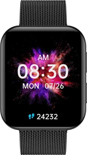 Garett GRC Maxx Czarny Stalowy - Smartwatch - miniaturka - grafika 1