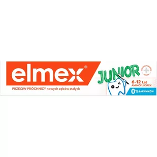 PASTA DO ZĘBÓW ELMEX JUNIOR 6-12 LAT 75 ML - Pasty do zębów - miniaturka - grafika 1