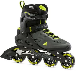 Rollerblade Macroblade 80 Black / Lime 2023 - Rolki - miniaturka - grafika 1