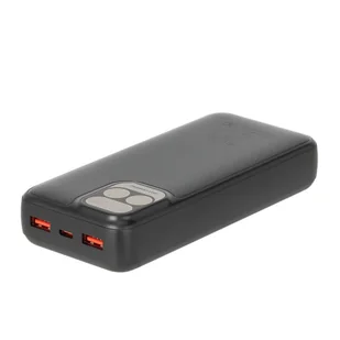 RIVACASE Powerbank VA2521 20000 mAh USB-C 20W + LCD czarny - Powerbanki - miniaturka - grafika 8