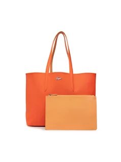 Torebki damskie - Lacoste Torebka Shopping Bag NF2142AA Pomarańczowy - grafika 1