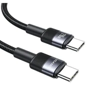 Kable USB - Kabel USB-C - USB-C USAMS SJ727 240W 1.2 m Czarny - miniaturka - grafika 1