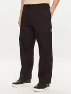 Spodnie męskie - Calvin Klein Jeans Spodnie materiałowe J30J325126 Czarny Regular Fit - miniaturka - grafika 1
