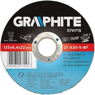 Graphite do metalu 230x6,4x22mm 57H717 - Materiały ścierne - miniaturka - grafika 1