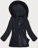 Kurtki damskie - Pikowana kurtka zimowa damska J Style granatowa (16M9119-215) - J STYLE - miniaturka - grafika 1