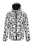 Kurtki damskie - Dare 2b Kurtka pikowana "Society" w kolorze biało-czarnym - miniaturka - grafika 1