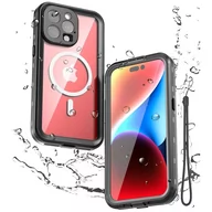 Etui i futerały do telefonów - Etui do Apple iPhone 15 Pro Pancerne 360 case wodoodporne Armor IP68 Alogy czarne - miniaturka - grafika 1