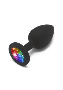 Korki analne - ToyJoy Rainbow Booty Jewel Small - grafika 1