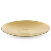 Tace i patery - Patera Dekoracyjna Ze Szkła Artystycznego Kala 37X4 Złota - miniaturka - grafika 1