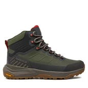 Buty trekkingowe męskie - Trekkingi Karrimor Peregrine Mid Vibram K1102 Khaki - miniaturka - grafika 1