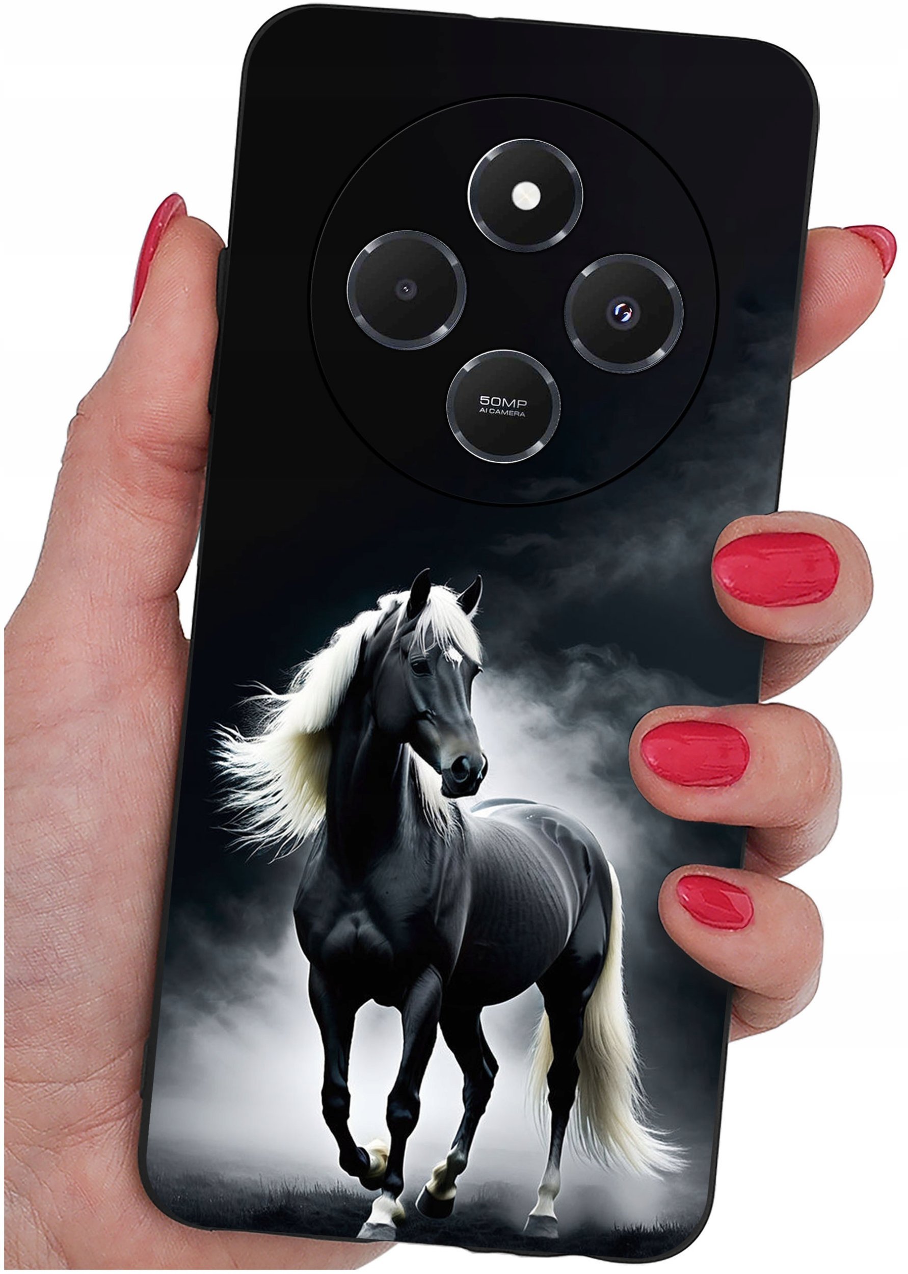 Etui do Xiaomi Redmi 14C WZORYSILIKONOWE MATT CASE + SZKŁO 9H