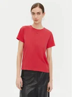 Koszulki i topy damskie - PINKO T-Shirt 100373 A228 Czerwony Regular Fit - miniaturka - grafika 1