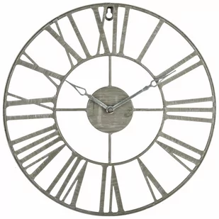 Zegar Ścienny Loft Szary 37 cm - Zegary - miniaturka - grafika 1