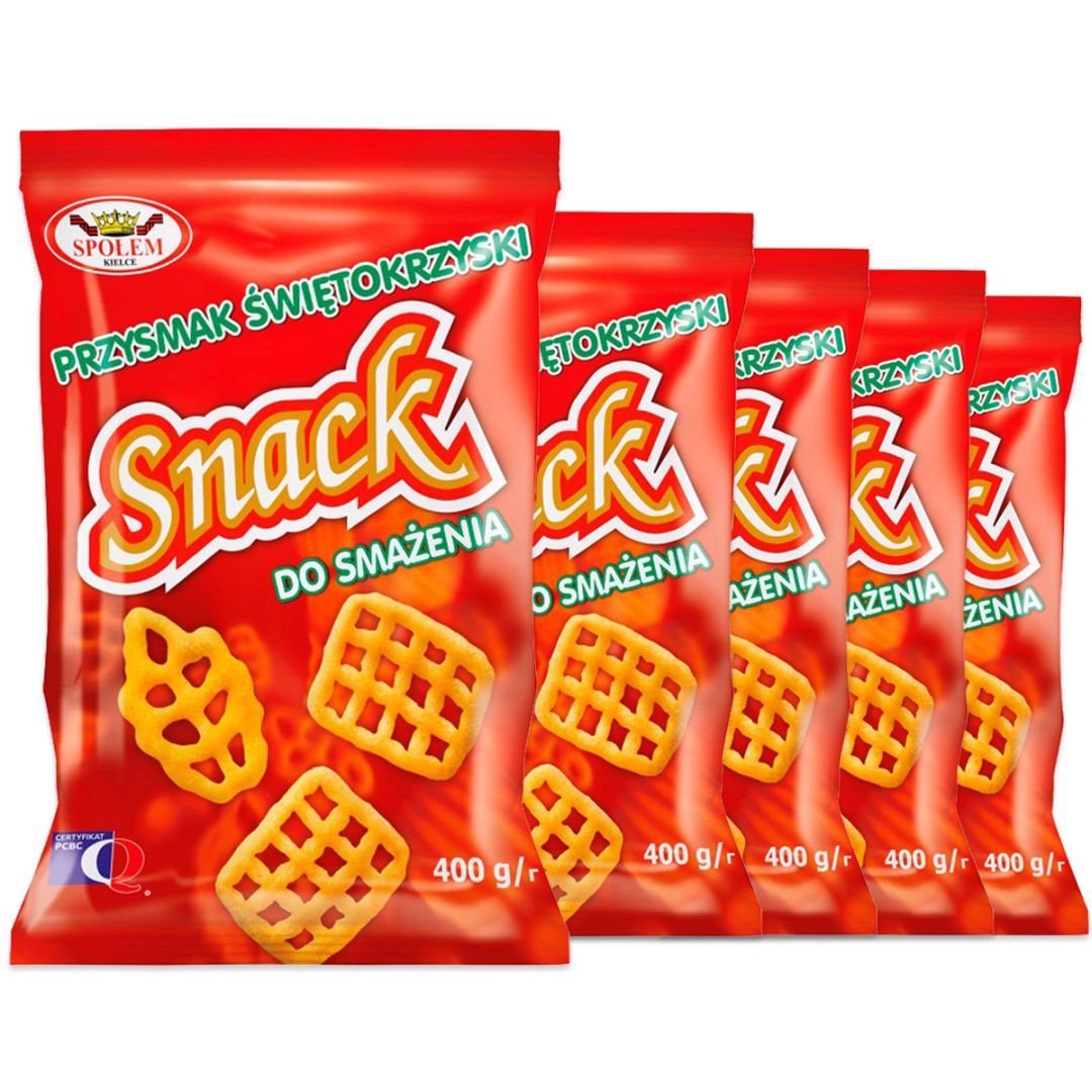 Społem Kielce Przysmak Świętokrzyski Snack do smażenia 400 g x 5 sztuk