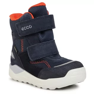 Buty dla chłopców - Śniegowce ECCO - Urban Mini GORE-TEX   Night Sky/Night Sky/Scarlet - grafika 1