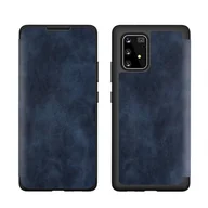 Etui i futerały do telefonów - Etui Leather Book iPhone 12 5,4" niebieski/blue - miniaturka - grafika 1