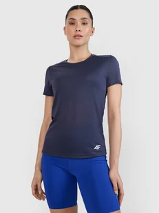 4F Koszulka do biegania regular damska - szara L - Koszulki sportowe damskie 4F Koszulka do biegania regular damska - szara L - Koszulki sportowe damskie - miniaturka - grafika 1