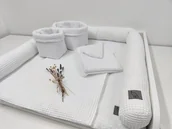 Przewijaki - Komplet na przewijak, mata do przewijania, biały przewijak - miniaturka - grafika 1