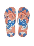 Buty dla dziewczynek - Roxy Japonki ARGL100264 Pomarańczowy - miniaturka - grafika 1