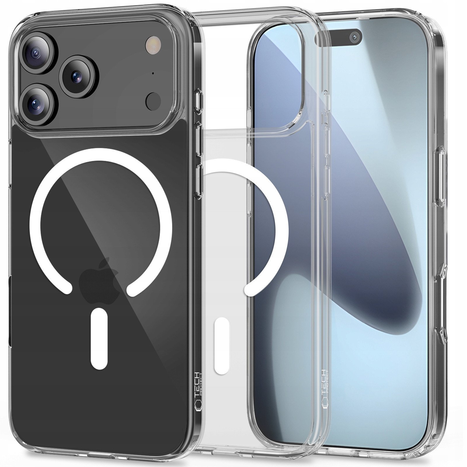 Etui Tech-Protect Flexair Hybrid MagSafe do Apple iPhone 17 Pro Clear