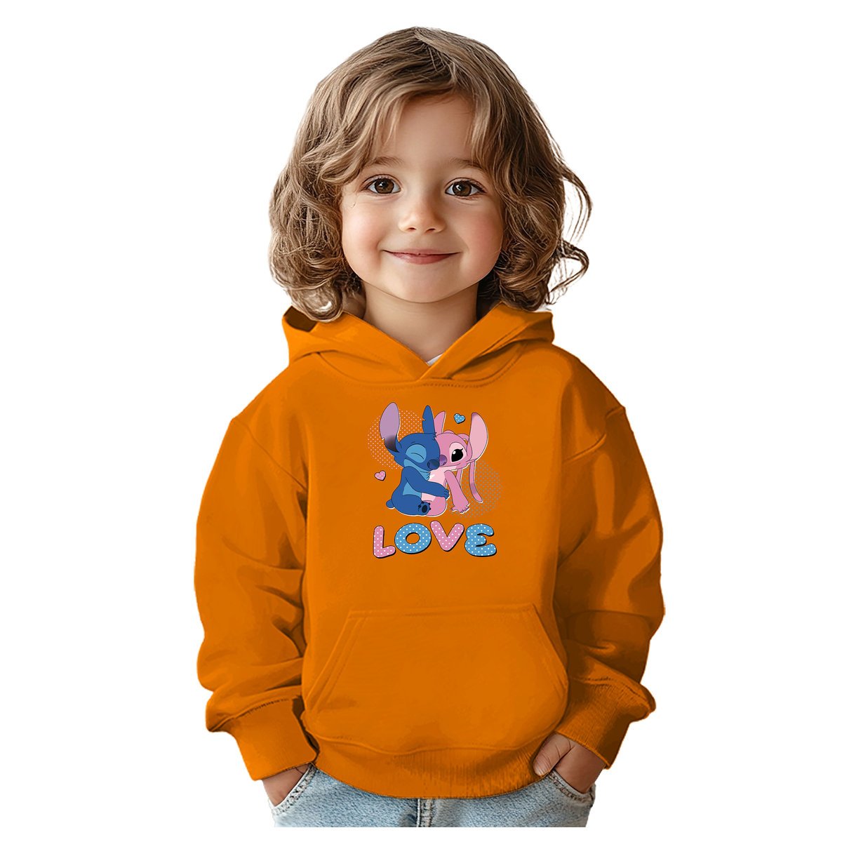 BLUZA DZIECIĘCA STITCH LOVE 128-134 CHŁOPIĘCA DZIEWCZĘCA PREZENT