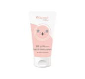 Kremy dla dzieci - NACOMI BABY FACE & BODY CREAM SPF 50 KREM DO TWARZY I CIAŁA DLA DZIECI OD 6 MIESIĄCA 50ML - miniaturka - grafika 1