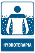 Systemy ekspozycyjne i znaki informacyjne - RF024 HYDROTERAPIA, FN - FOLIA SAMOPRZYLEPNA; (100X150MM) - miniaturka - grafika 1