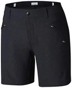 Spodenki damskie - Columbia Damskie szorty trekkingowe Peak To Point czarny Czarny z nadrukiem denimu (Black Denims Print) W14/L6 - miniaturka - grafika 1