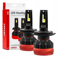 Żarówki samochodowe - Żarówki samochodowe Led X3 Series AMiO H4 6500K 90W 12V 9900lm - miniaturka - grafika 1