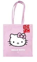TORBA HELLO KITTY RÓŻ - Torby i wózki na zakupy - miniaturka - grafika 1