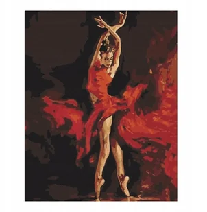 Malowanie po numerach BRUSHME, 40x50 cm, w tańcu, 1 szt., w pudełku - Malowanie po numerach - miniaturka - grafika 1