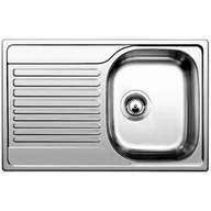 Zlewozmywaki - Blanco TIPO 45S COMPACT stal gładka matowa 513441 - miniaturka - grafika 1