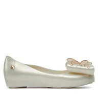 Buty dla dziewczynek - Baleriny Melissa Mini Melissa Ultragirl Star Ii Inf 35724 Beżowy - miniaturka - grafika 1