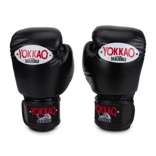 Rękawice bokserskie YOKKAO Matrix czarne BYGL-X-1  8 oz - Rękawice bokserskie - miniaturka - grafika 1