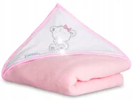Okrycia kąpielowe dla dzieci - OKRYCIE KĄPIELOWE Z KAPTUREM GRUBY RĘCZNIK 100x100 BAWEŁNA BABYMAM - miniaturka - grafika 1