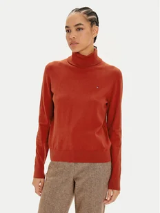 Tommy Hilfiger Golf WW0WW43211 Czerwony Regular Fit - Swetry damskie - miniaturka - grafika 1