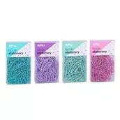 Spinacze i klipsy do papieru - spinacze okrągłe apli nordik, 28 mm, 140 szt., pudełko z zawieszką, mix kolorów pastel - miniaturka - grafika 1