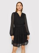 Sukienki - Vero Moda Sukienka codzienna EA 10257901 Czarny Regular Fit - miniaturka - grafika 1