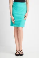 Spódnice - Turkusowa dopasowana spódnica - QUIOSQUE - miniaturka - grafika 1
