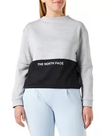 Bluzy damskie - THE NORTH FACE Bluza damska NF0A5IF2, TNF Light Grey Heather-TNF Black, L - miniaturka - grafika 1