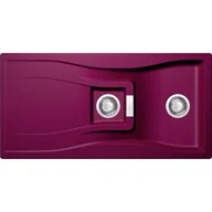 Zlewozmywaki - SCHOCK Zlewozmywak jednokomorowy z ociekaczem Waterfall D-150 Berry 50x100 - miniaturka - grafika 1