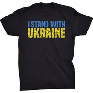 Koszulki męskie - I Stand With Ukraine Koszulka Wspieram Ukrainę - miniaturka - grafika 1