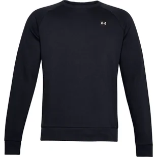 Męska Bluza UNDER ARMOUR UA RIVAL FLEECE CREW 1357096-001 – Czarny - Bluzy męskie - miniaturka - grafika 1