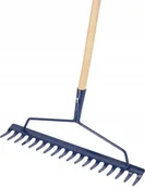 Grabie i motyki - Grabie Ogrodowe Wzmocnione 18 Grabki Metalowe Traw - miniaturka - grafika 1