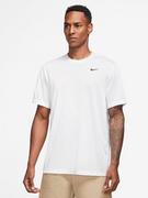 Koszulki sportowe męskie - Nike Koszulka sportowa w kolorze białym - miniaturka - grafika 1