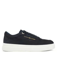 Sneakersy damskie - Sneakersy Tommy Hilfiger Modern Court Sneaker Nubuck FW0FW08462 Granatowy - miniaturka - grafika 1