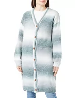 Swetry damskie - aleva Damski kardigan z dzianiny 10424757-AL04, czarny, wielokolorowy, XL/XXL, Czarny, wielowarstwowy, XL-XXL - miniaturka - grafika 1