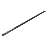 Akcesoria do armatury i ceramiki - Balneo Listwa spadkowa czołowa czarna 130 cm - miniaturka - grafika 1